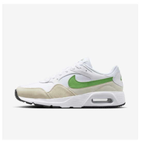 Nike Air Max White and Green Sneakers - Picture 1 of 1